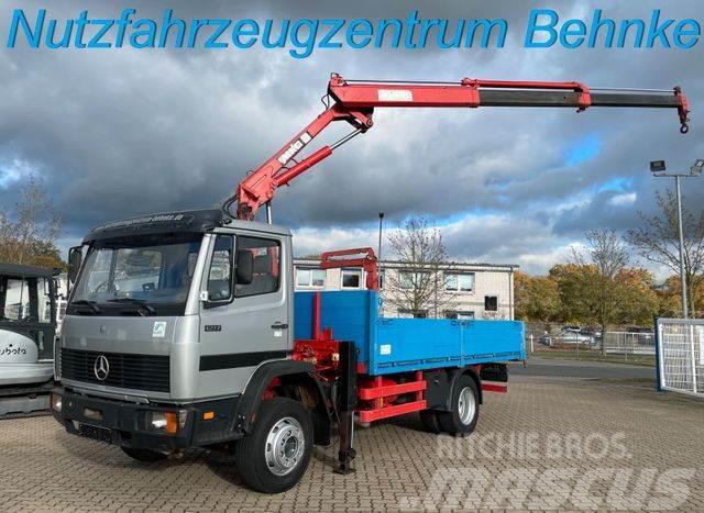 Mercedes-Benz LK 1217 BB/ 4.4m Pritsche/ Kran MKG HLK 80 Crane trucks