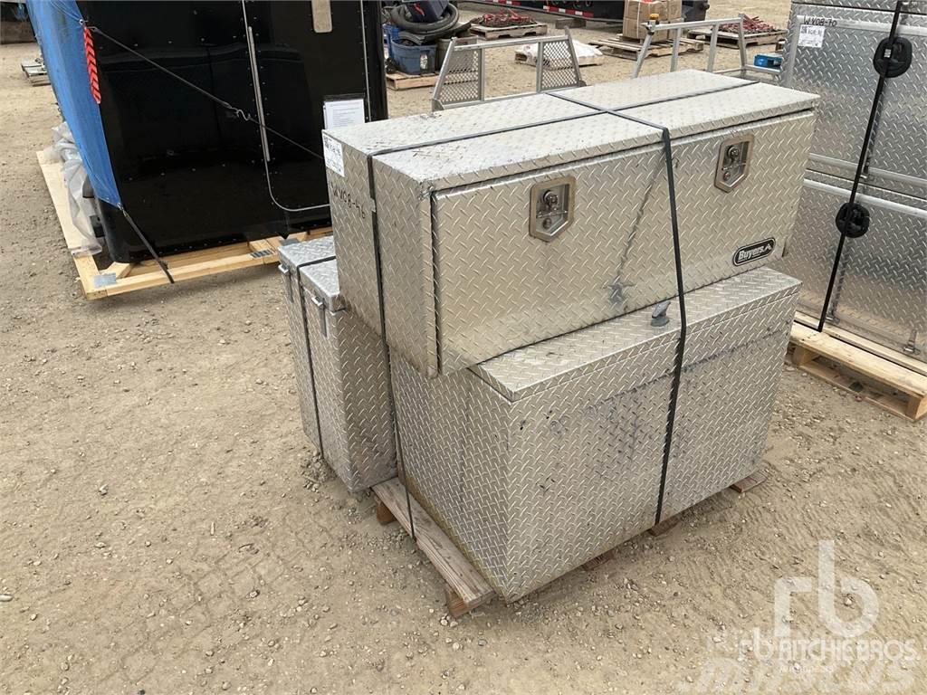 Quantity of (3) Aluminum Tool Boxes Other