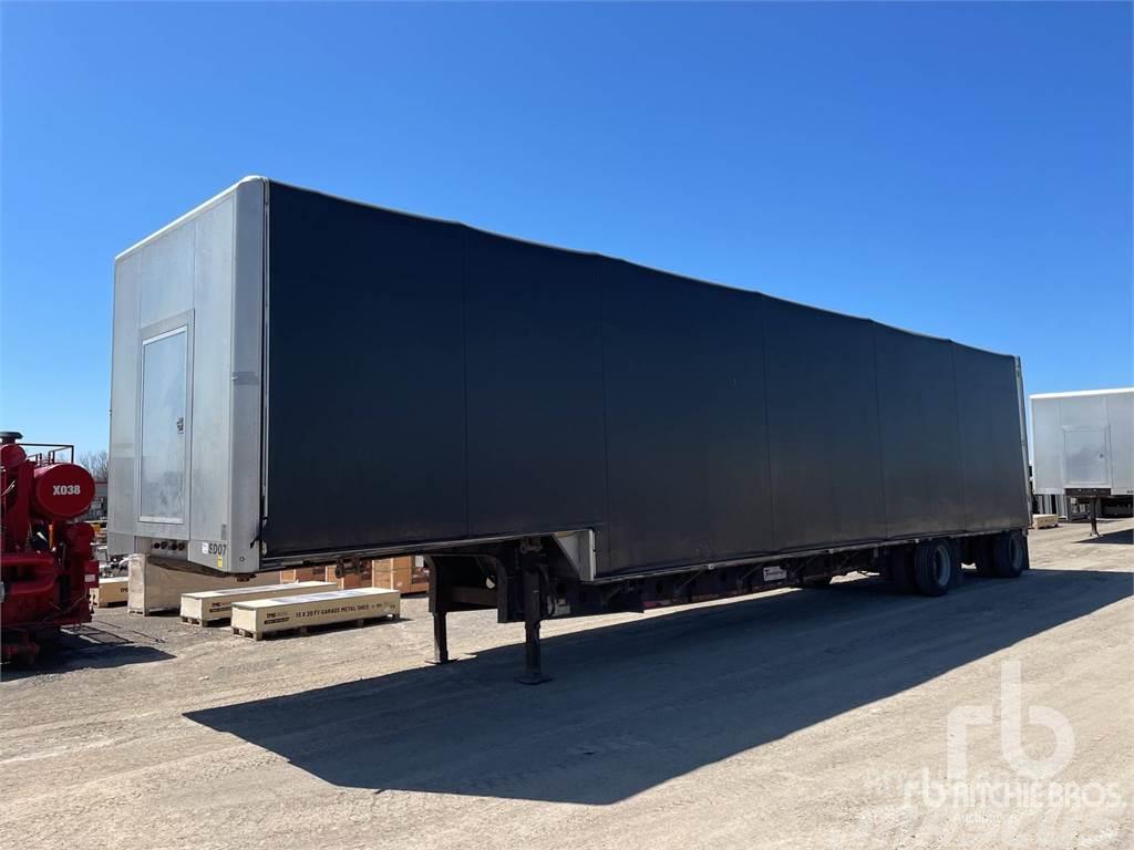 Transcraft 48 ft T/A Step Deck Curtainsider semi-trailers