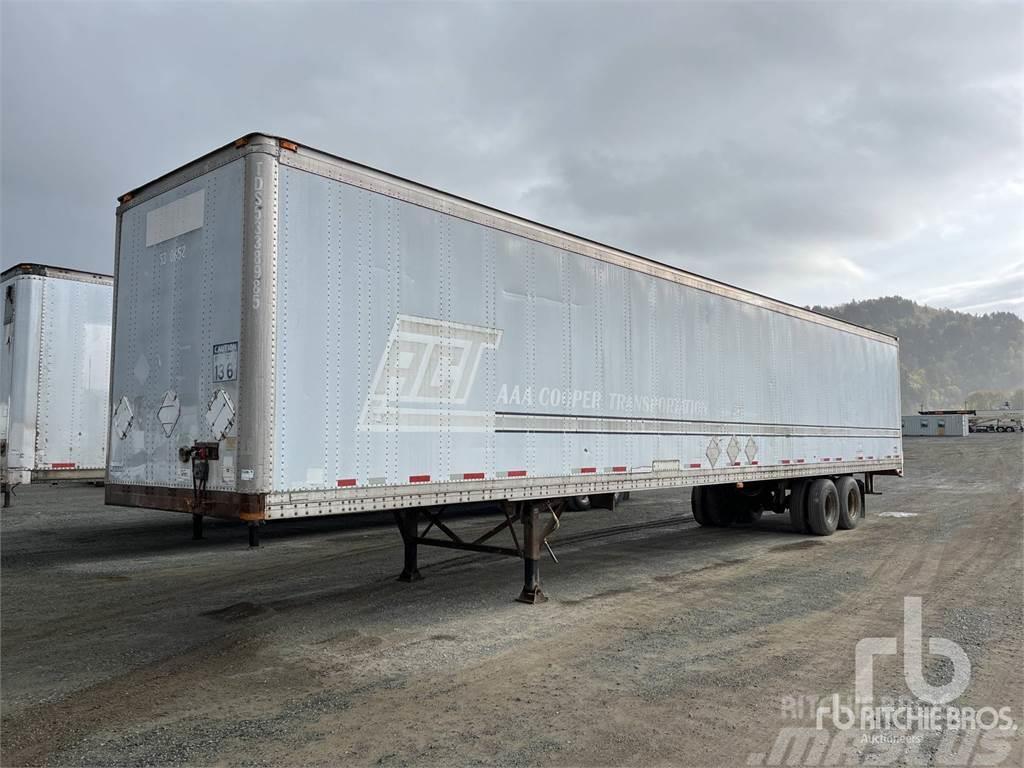Wabash 50 ft x 102 in T/A Box body semi-trailers