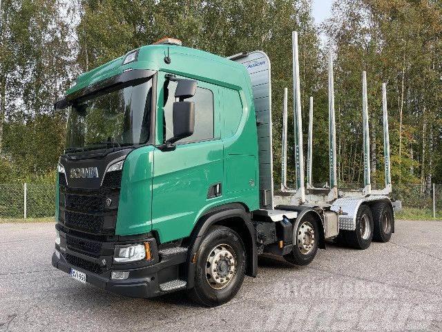 Scania R 650 B8x4/4NZ, Korko 1,99% Timber trucks