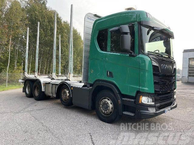 Scania R 650 B8x4/4NZ, Korko 1,99% Timber trucks