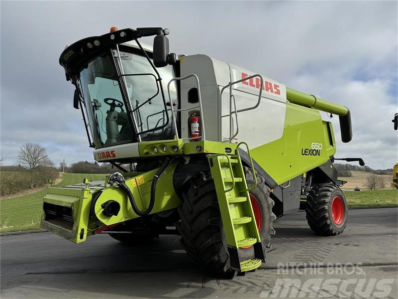 CLAAS LEXION 650 KUN 1200 TIMER! V750 -4WD - 3D - FUGT&U Combine harvesters