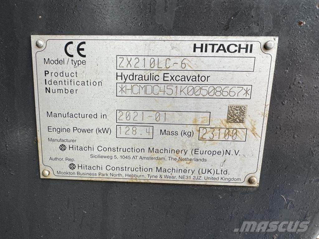 Hitachi ZX 210 LC-6 Pelle sur chenilles