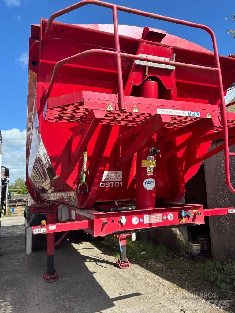 Fruehauf Halfpipe Benne semi remorque