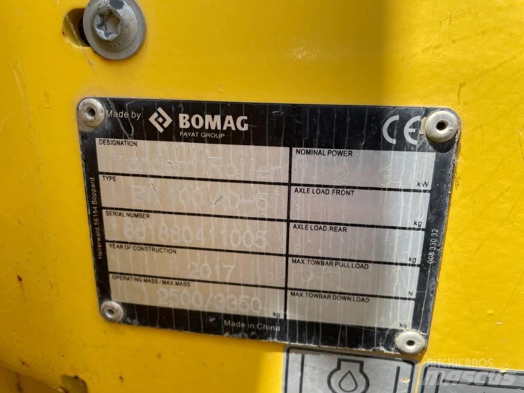 Bomag BW 100 AD-5 Rouleaux tandem