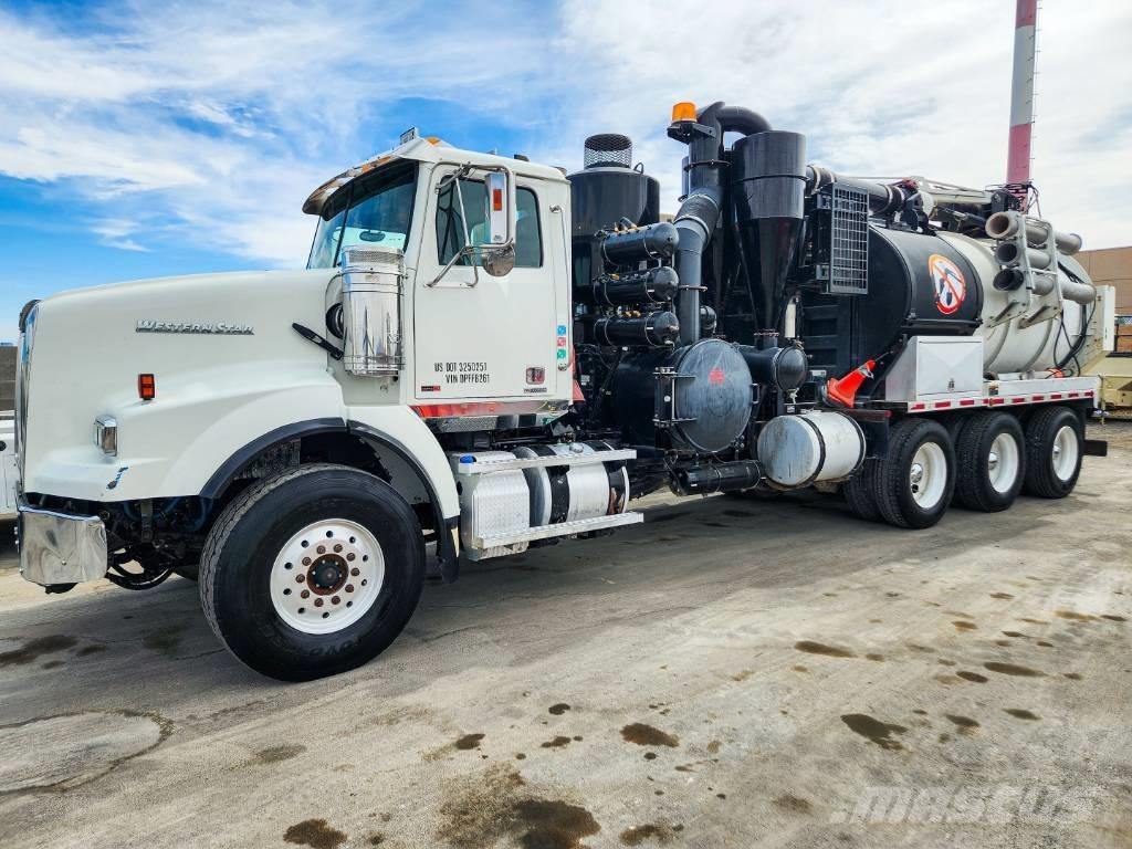 Western Star 4900 SB Camion aspirateur, Hydrocureur