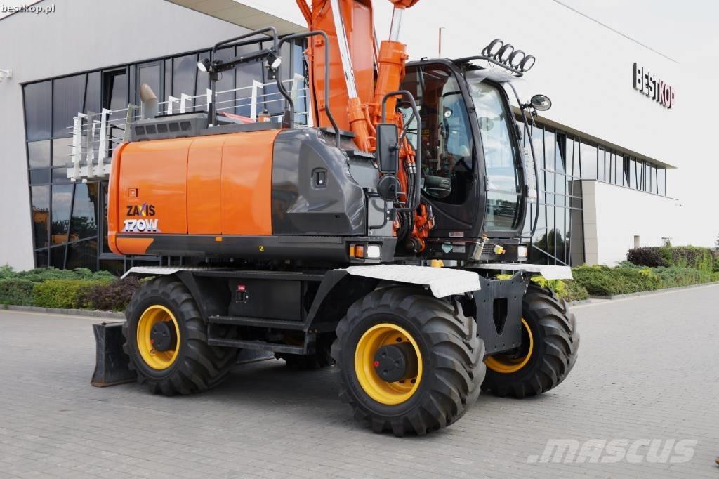 Hitachi ZX 170 W-6 Pelle sur pneus