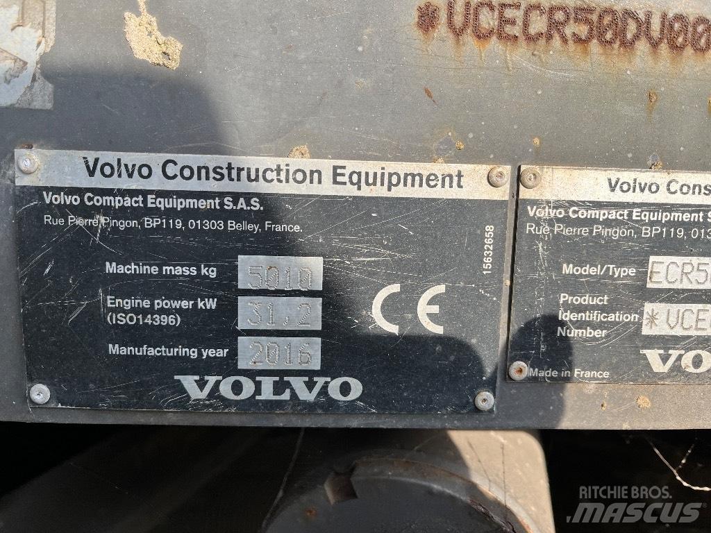 Volvo ECR 50 D Mini pelle < 7t