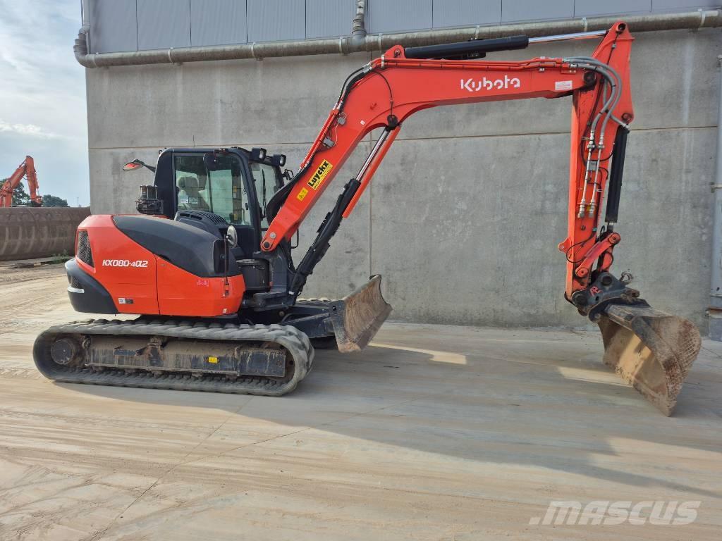 Kubota KX080 4@2 Mini pelle 7t-12t