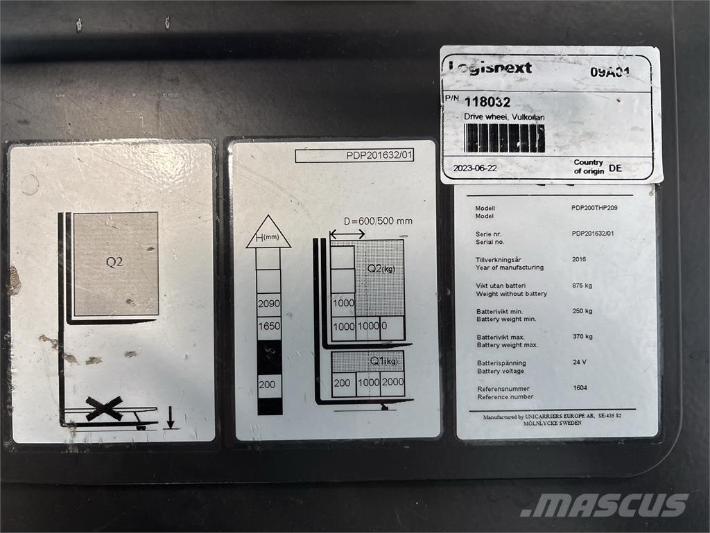 Atlet PDP200 Gerbeurs Automoteurs