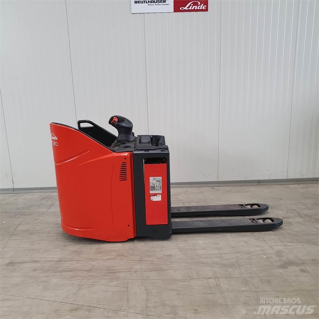 Linde T20SP kurz Transpalette accompagnant