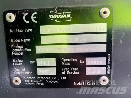 Doosan DX235LCR-5 Pelle sur chenilles