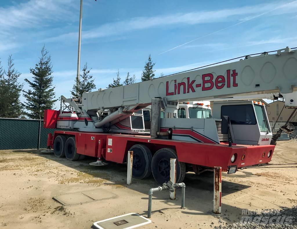 Link-Belt HTC-50 Camion plateau ridelle avec grue