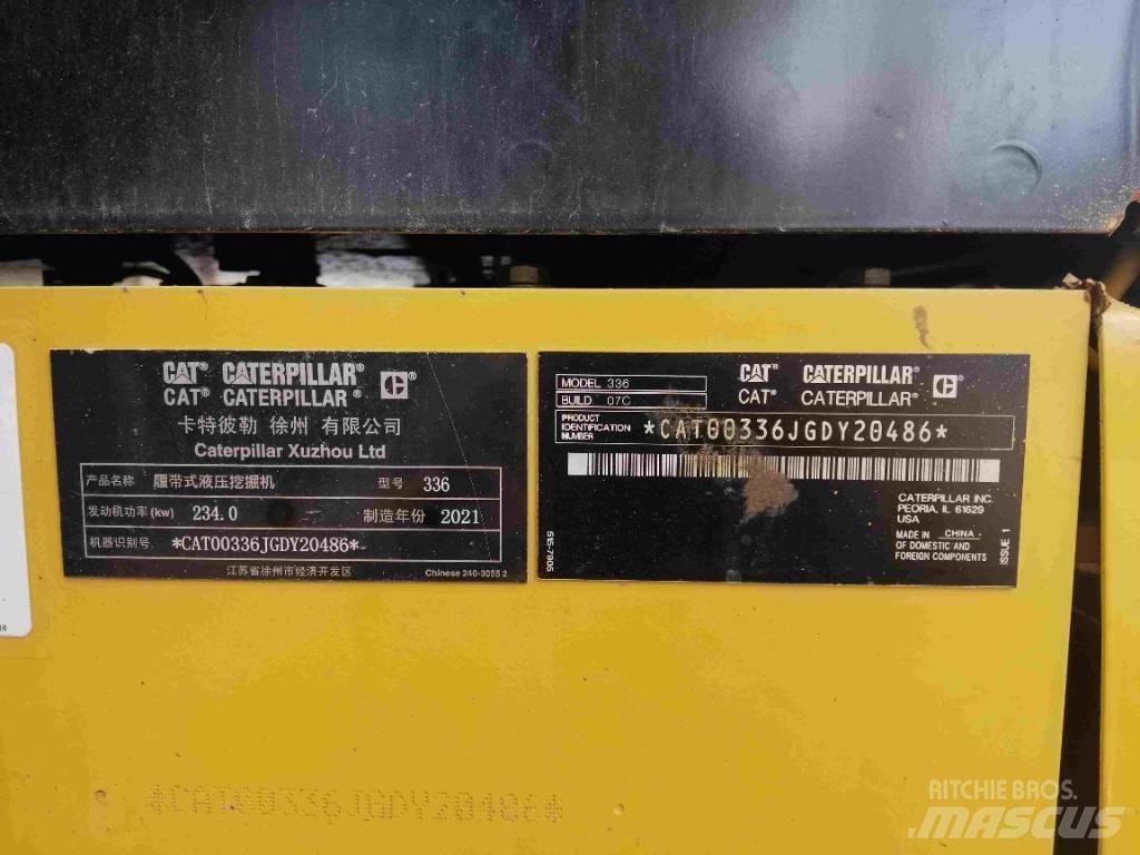 CAT 2020 CAT 336 Pelle sur chenilles