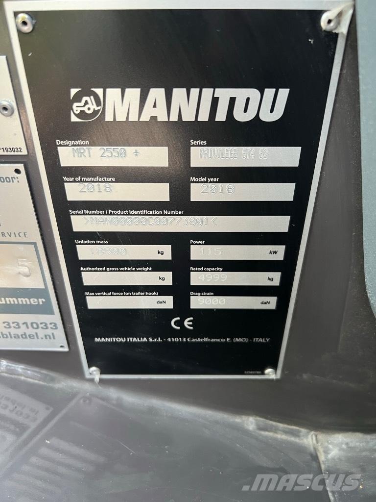 Manitou Mrt 2550 Chariot télescopique
