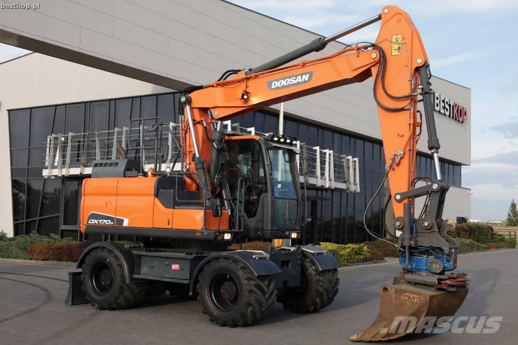 Doosan DX170W-5 Pelle sur pneus