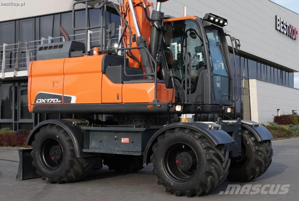 Doosan DX170W-5 Pelle sur pneus
