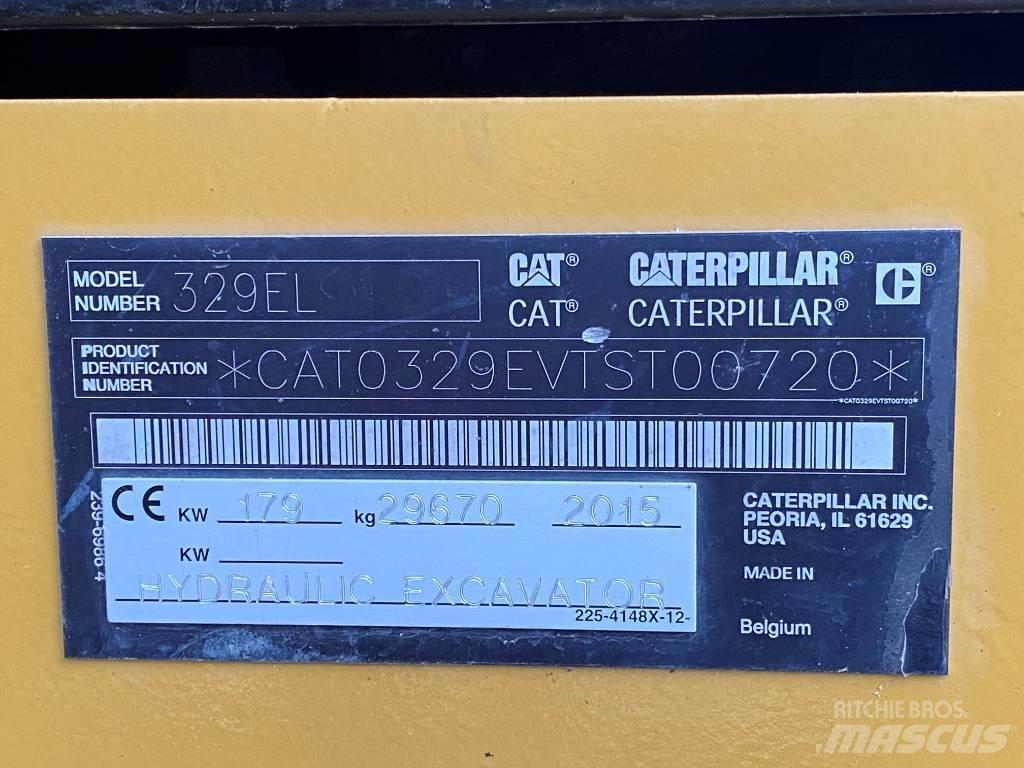 CAT 329 EL Pelle sur chenilles