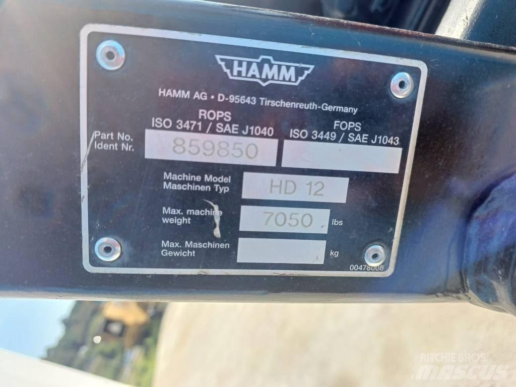 Hamm HD 12 Rouleaux tandem