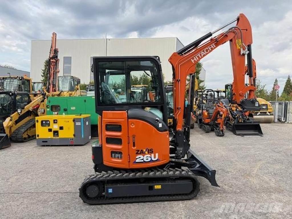 Hitachi ZX26 U-6 Mini pelle < 7t
