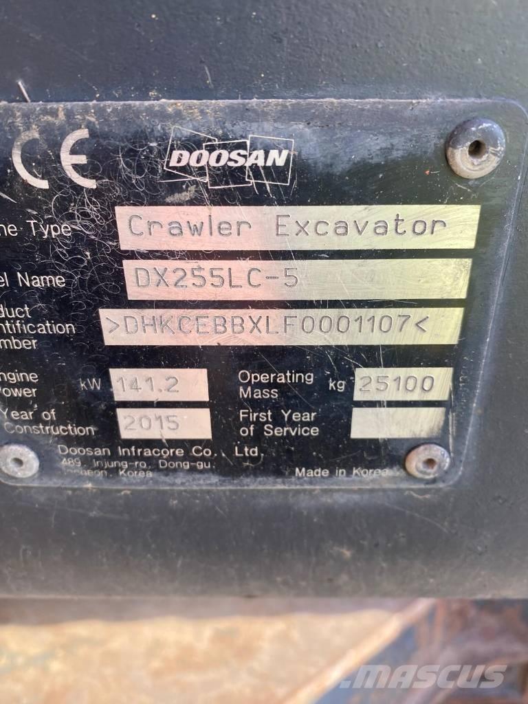 Doosan DX 255 LC-5 Pelle sur chenilles