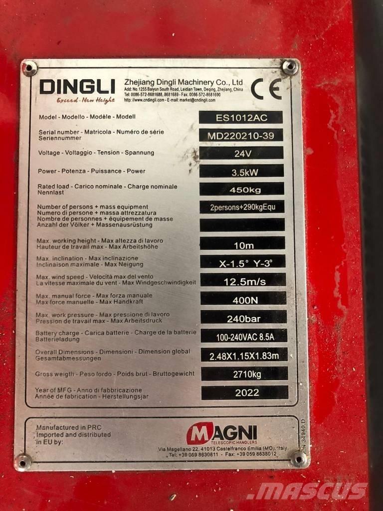 Magni ES 1012 AC Nacelle ciseaux