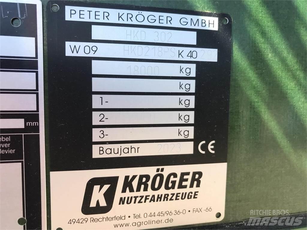 Kröger HKD 302 Remorque benne