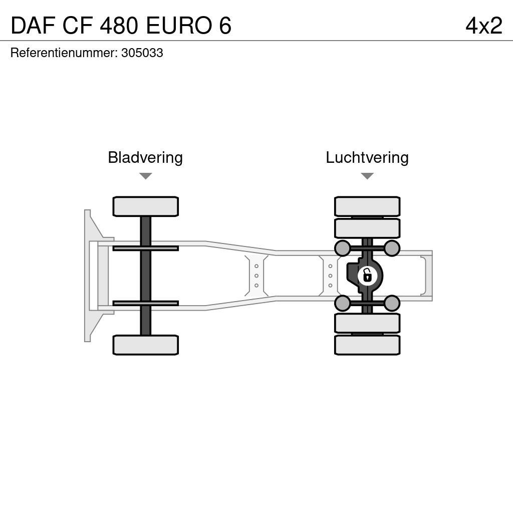 DAF CF 480 EURO 6 Tracteur routier