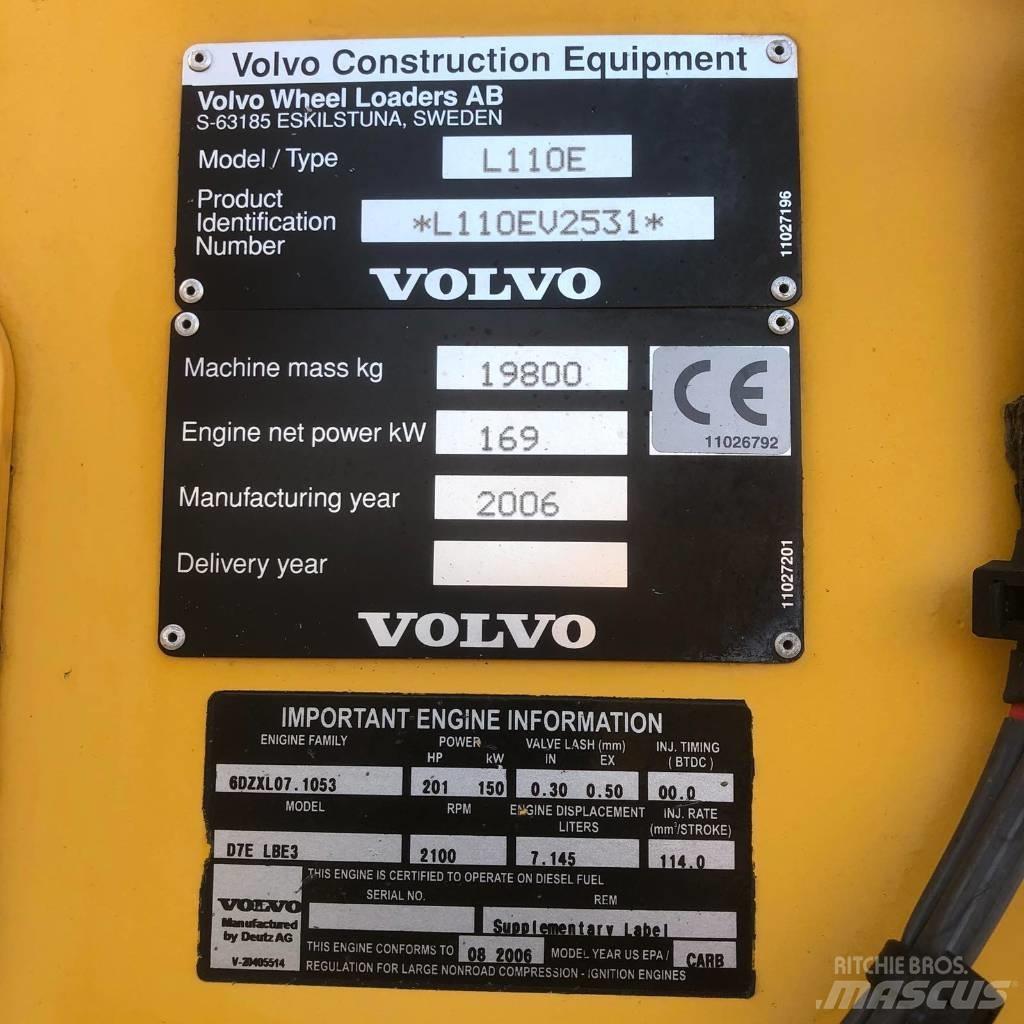 Volvo L 110 E Chargeuse sur pneus