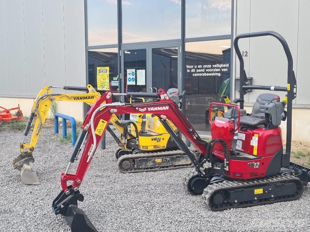 Yanmar Vio 12-2A Chargeur frontal, fourche
