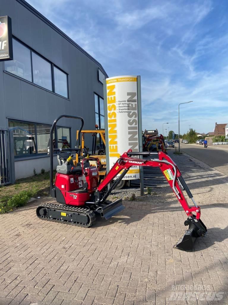 Yanmar Vio 12-2A Chargeur frontal, fourche
