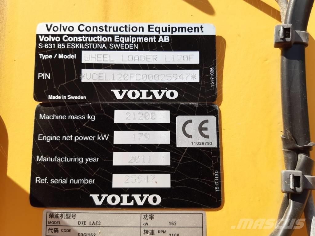 Volvo L 120 F Chargeuse sur pneus