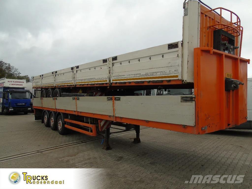 Samro 3 AXLE BPW Semi remorque plateau ridelle