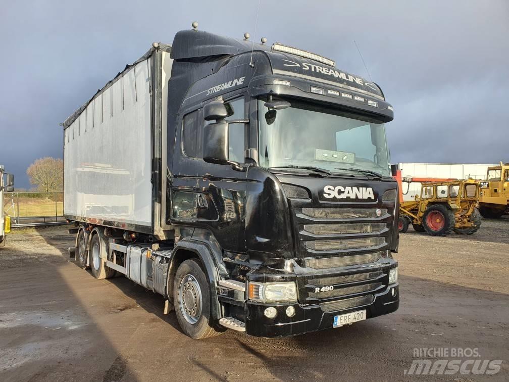 Scania R 490 Camion pour copeaux de bois