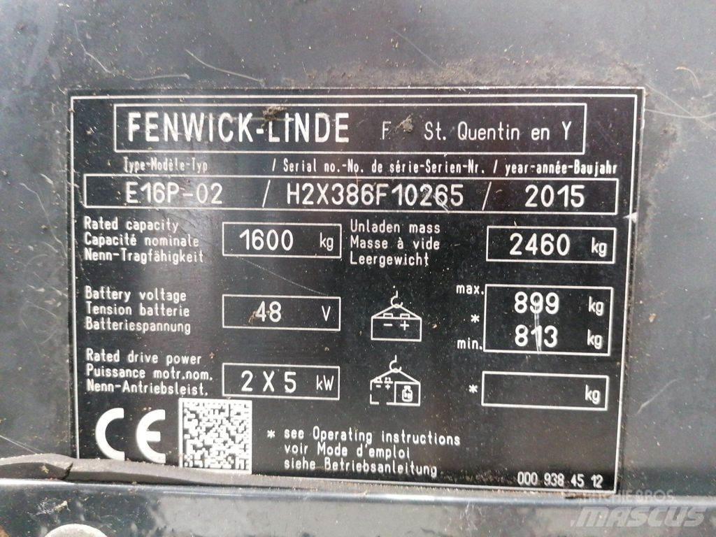 Linde E16P-02 Chariots élévateurs électriques