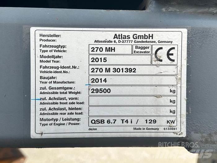 Atlas 270MH Pelle à déchets