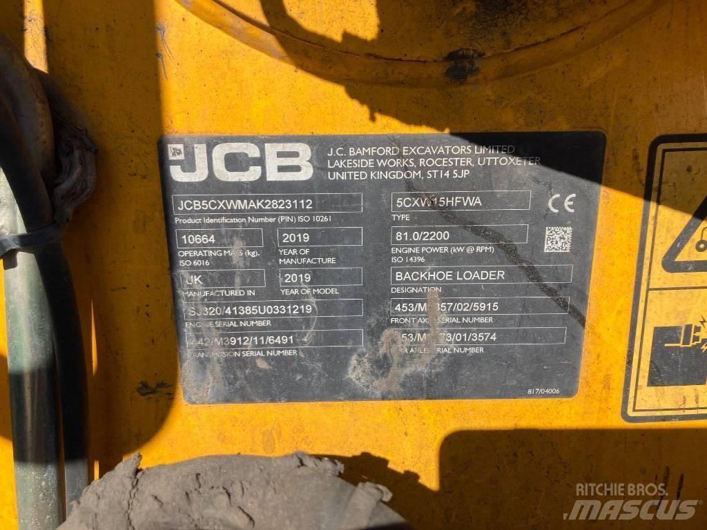 JCB 5 CX Wastemaster Tractopelle