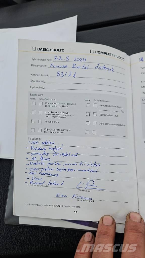 Ponsse ERGO 8W Abatteuse