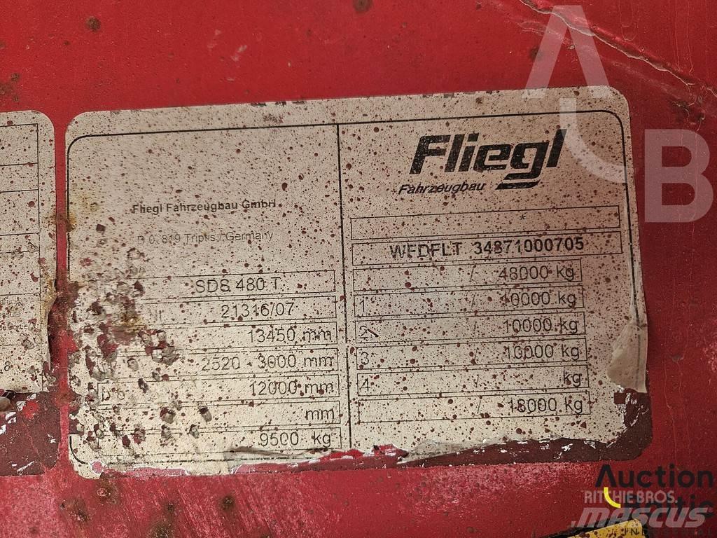 Fliegl SDS 480 T Semi remorque à rideaux coulissants (PLSC)