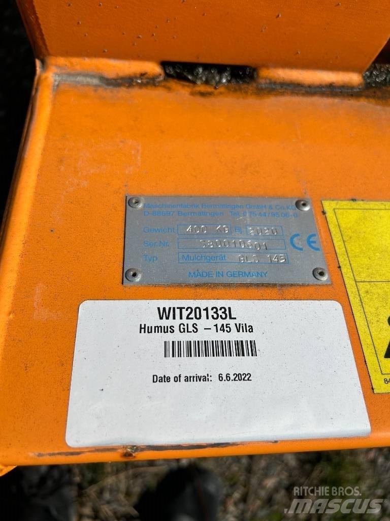 Humus GLS 145 Accessoires d'attache pour tracteurs compacts