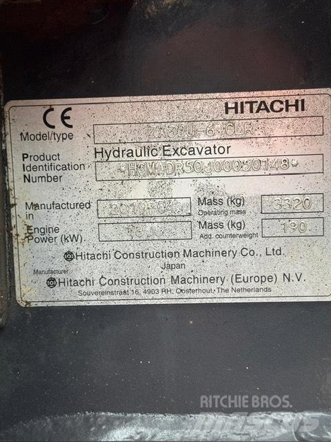 Hitachi ZX 33 U-6 Mini pelle < 7t