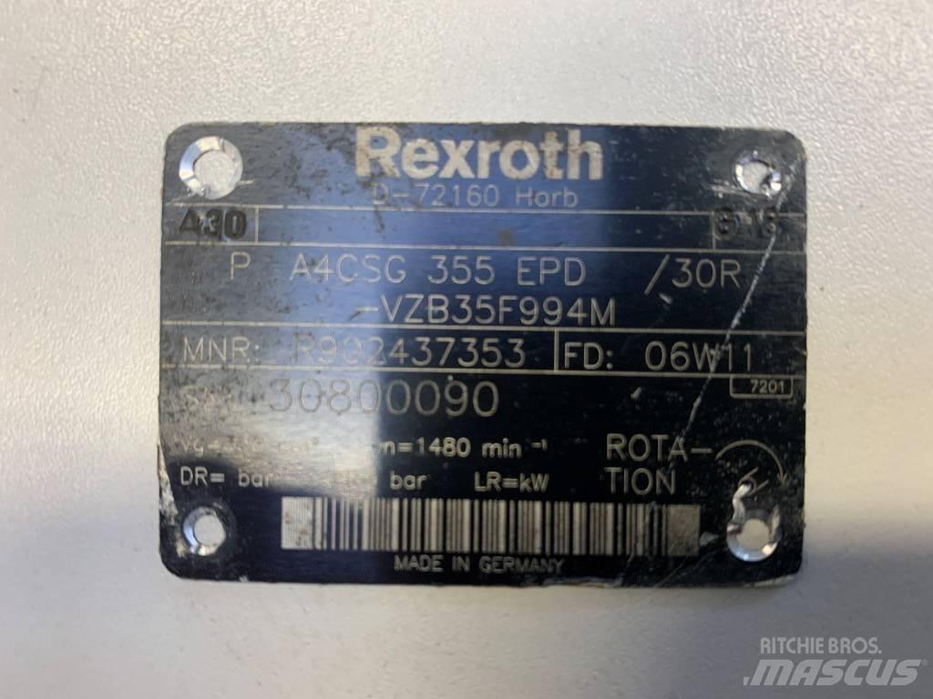 Rexroth A4CSG355 Hydraulique
