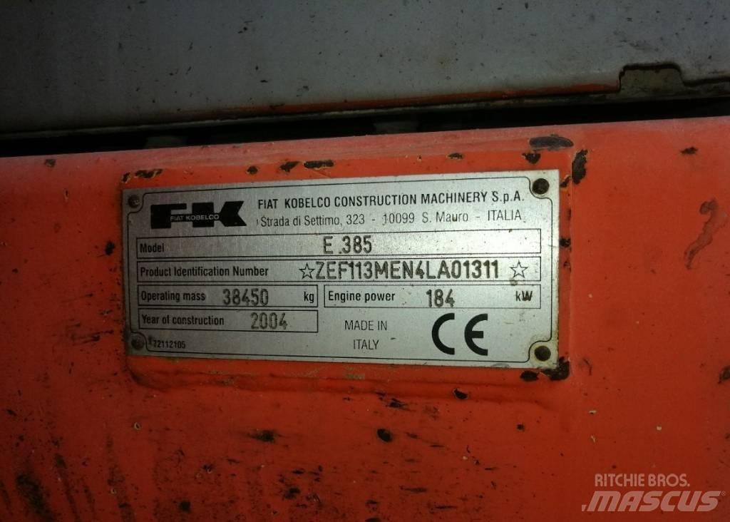 Fiat-Kobelco E385 Pelle sur chenilles