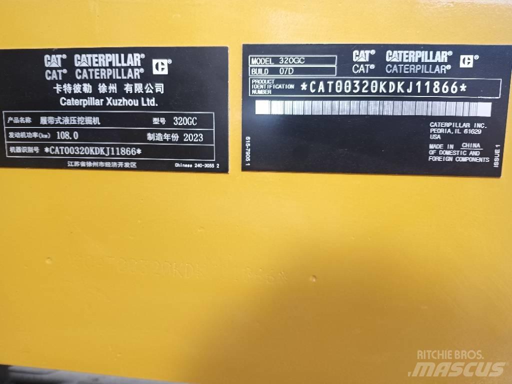 CAT 320 GC Pelle sur chenilles