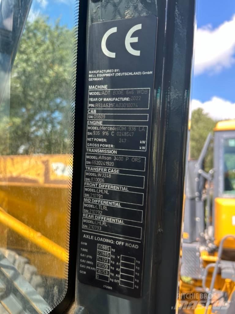 Bell B30E Tombereau articulé