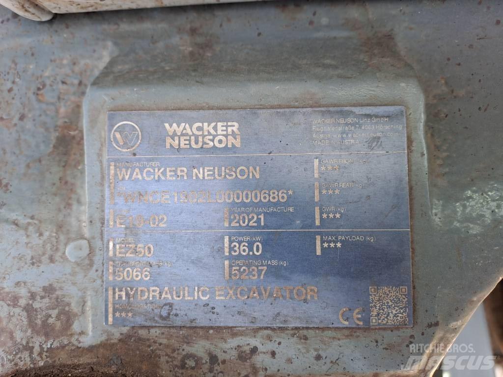 Wacker Neuson EZ50 Pelle sur chenilles