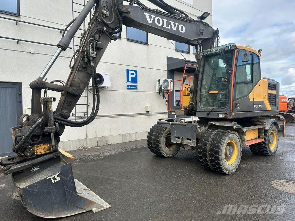 Volvo EW 160 E Pelle sur pneus