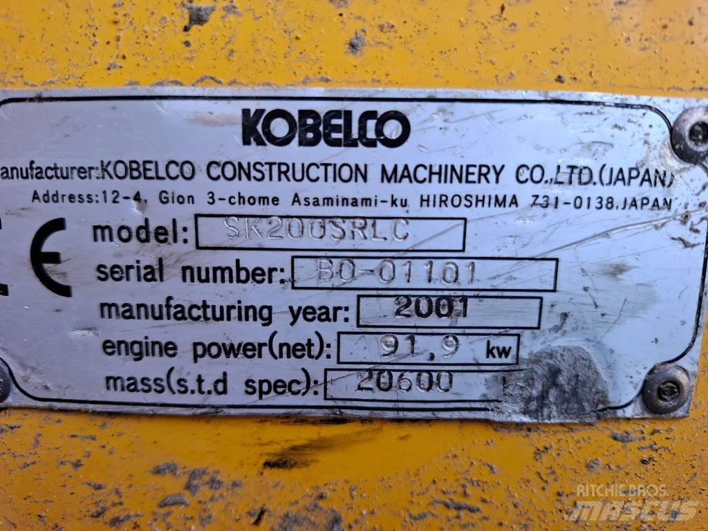 Kobelco SK200SRLC Pelle sur chenilles