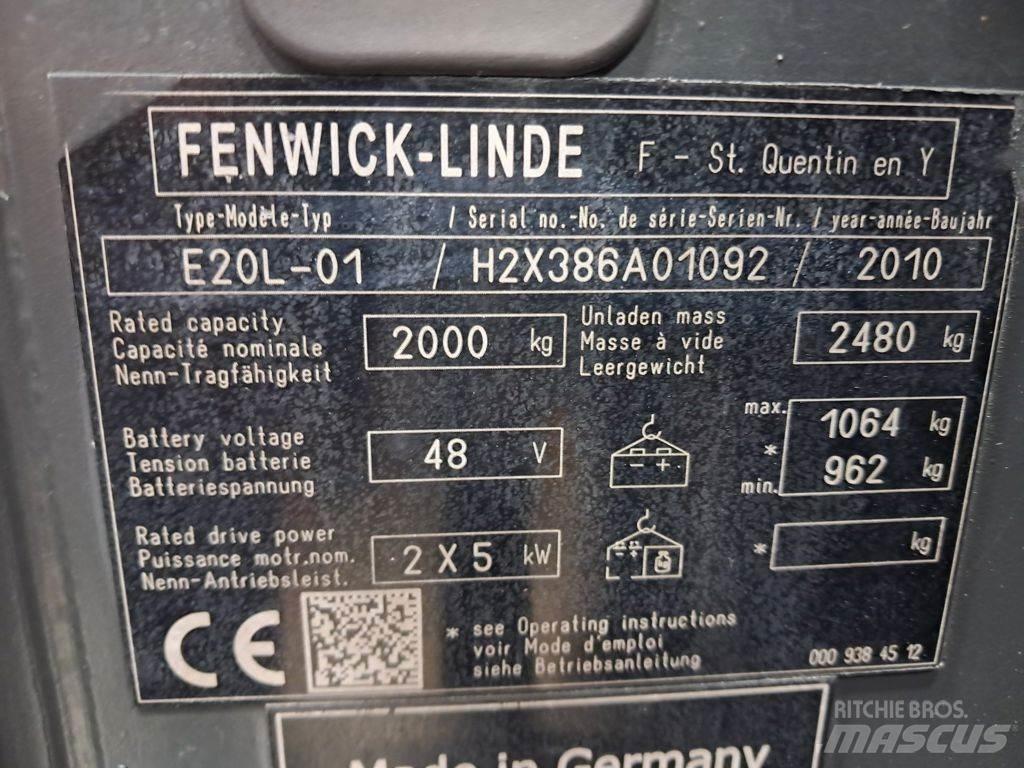 Linde E20L-01 Autres Chariots élévateurs